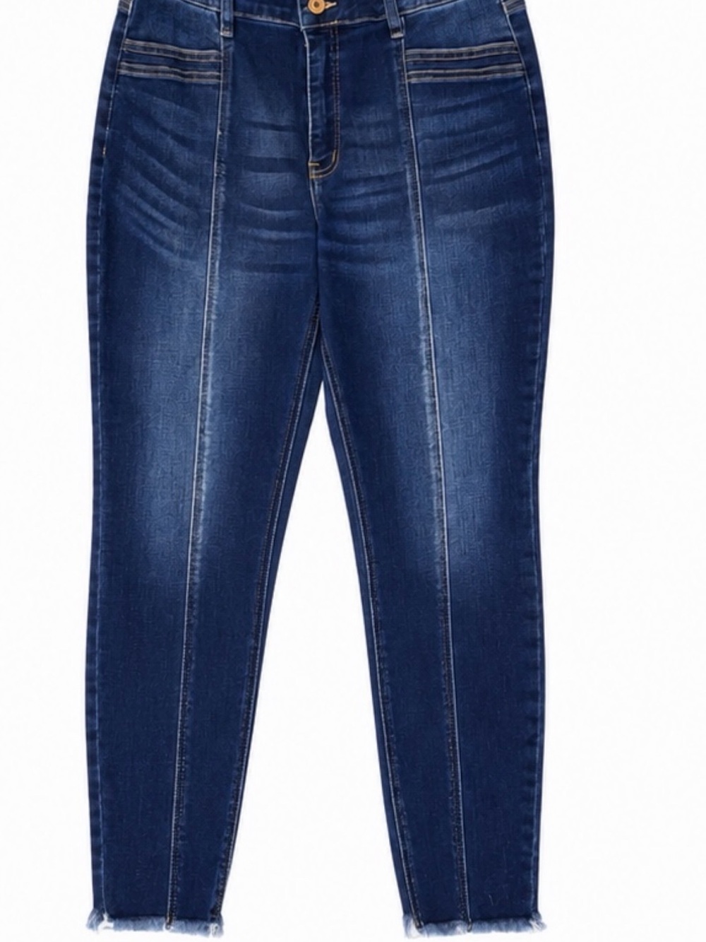 KanCan Dark Blue Skinny Jeans with Front Seam